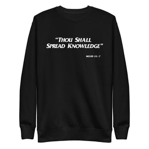 Thou Shall Spread Knowledge Unisex Fleece Pullover