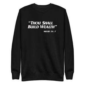 Thou Shall Build Wealth Unisex Fleece Pullover