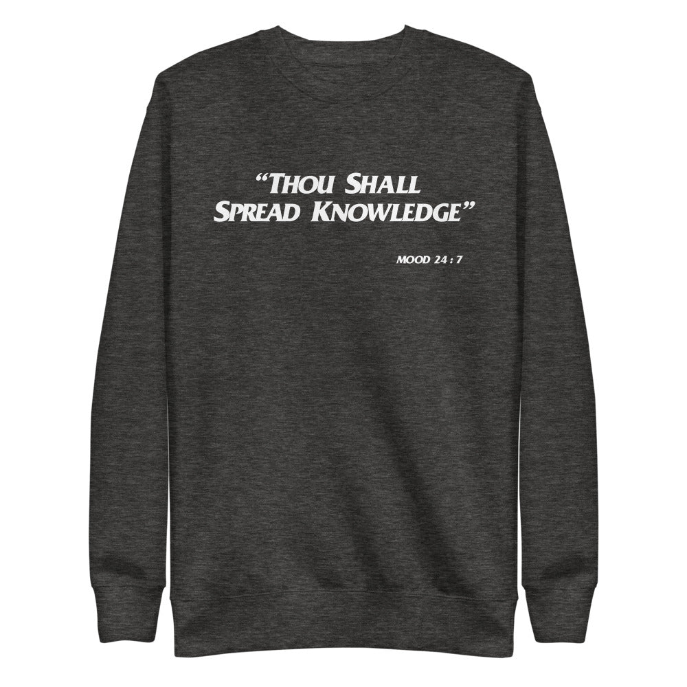 Thou Shall Spread Knowledge Unisex Fleece Pullover