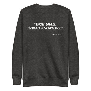 Thou Shall Spread Knowledge Unisex Fleece Pullover