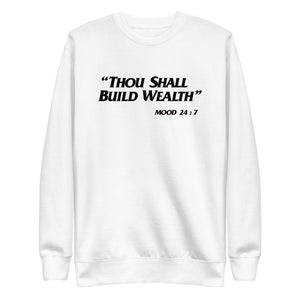 Thou Shall Build Wealth Unisex Fleece Pullover