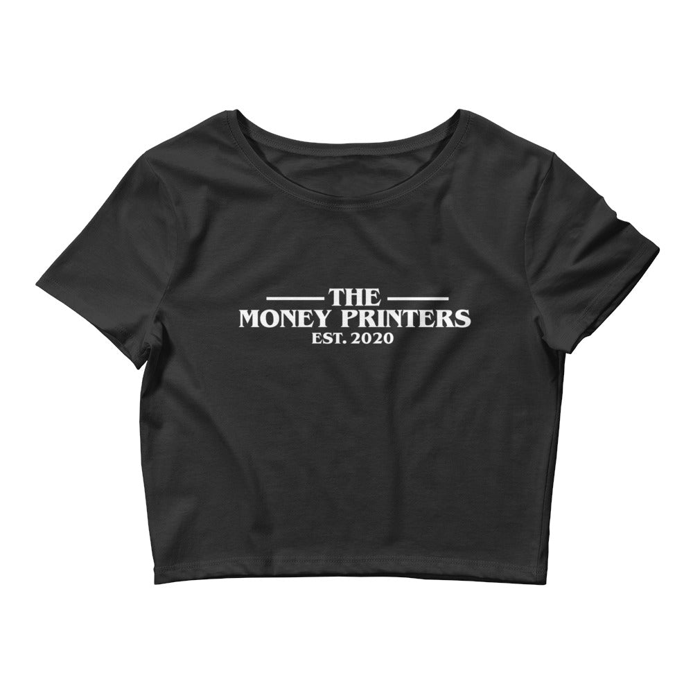 The Money Printers Women’s Crop Tee