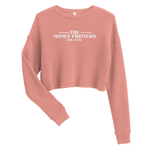 Women's Money Printers Original Logo Crop Sweatshirt