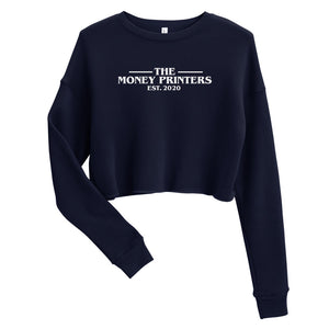 Women's Money Printers Original Logo Crop Sweatshirt
